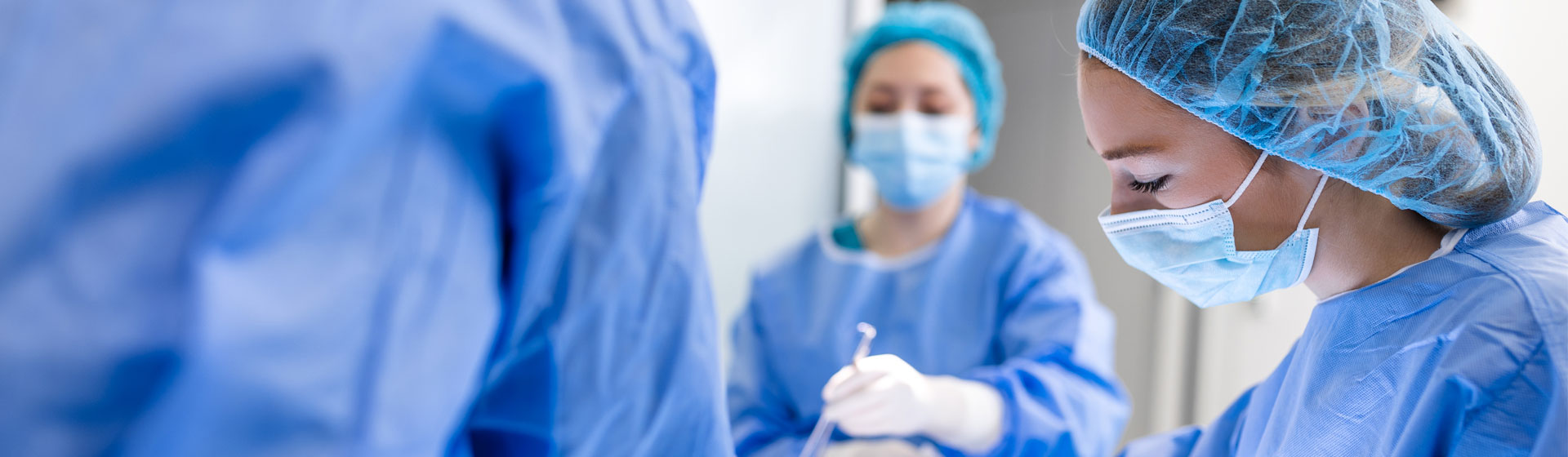 Two surgeons working