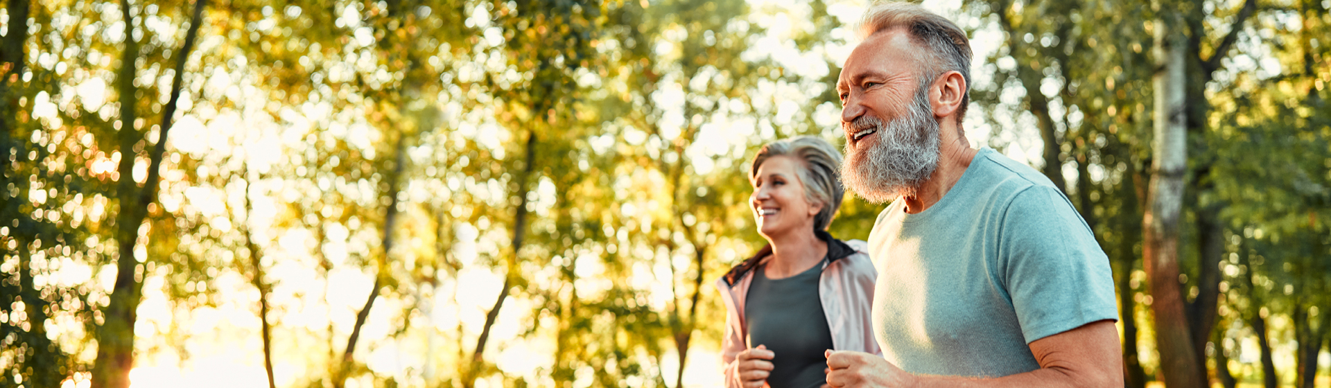 A couple runs in the woods