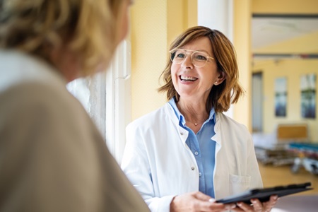 Female Doctor with Patient